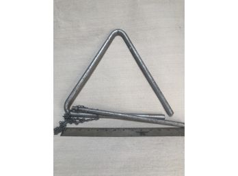 Huge Vintage Dinner Triangle
