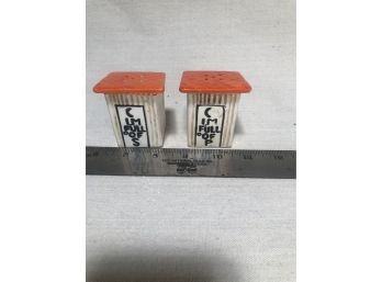 Vintage Outhouse Salt And Pepper Shakers