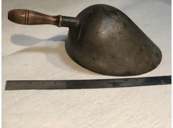 Extra Large Vintage Scoop With Wooden Handle