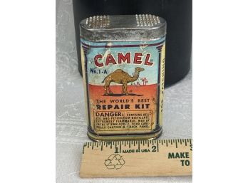 Vintage Camel Patch Repair Tin