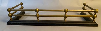 Brass And Iron Fireplace Fender
