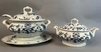 Blue Danube Covered Serving Dishes