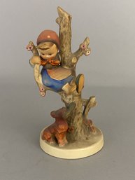 Goebel Hummel Figurine Of A Girl Sitting In A Tree