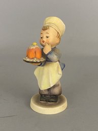 Goebel Hummel Figurine Of A Child Chef With A Cake