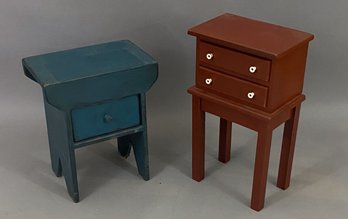 Two Small Painted Stands
