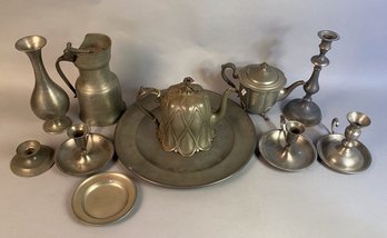 11 Vintage And Antique Pewter