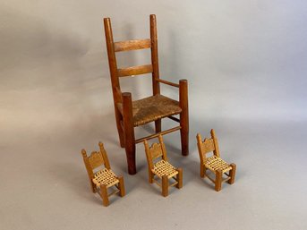 Four Small Chairs