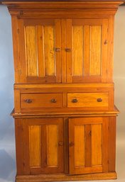 Large Antique Country Cupboard