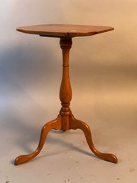 Queen Anne Style Candle Stand Made By Old Meeting House Craft