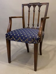 Federal Style Armchair With Carved Eagle