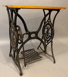 Cast Iron Singer Sewing Machine Base Table