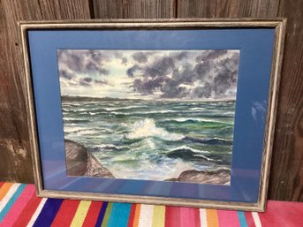 Watercolor Seascape . JH