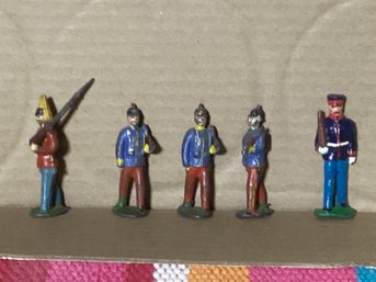 5 Assorted Metal Soldiers JH