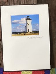 Small Photo Of Lighthouse On Marthas Vineyard. JH