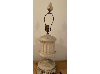 Antique Fence Post Finial Lamp