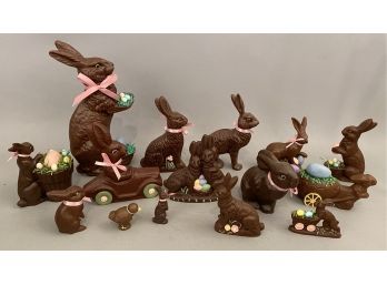 15 Pieces Easter Bunnies And Related Items