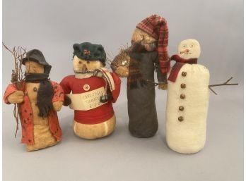 For Handcrafted Snowman In Holiday Attire