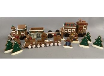 Gingerbread Style Trains And Other Christmas Related Items
