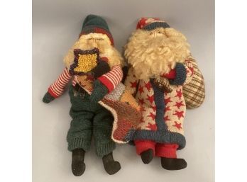 Joyce Tapply Bingham Two Handmade Santa
