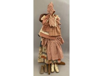 Collection Of Handmade Vintage Style Clothing Doll And Child Sizes