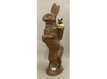 Large Easter Bunny With Basket On Back