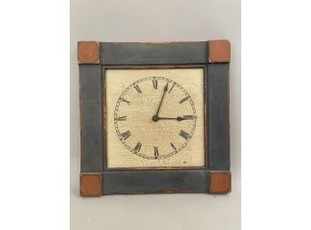 Antique Style Clock With Roman Numerals