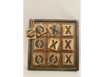 Antique Style Tic-tac-toe Game Board