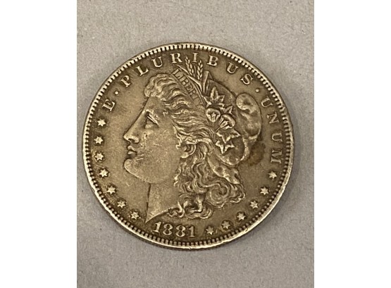 1881 Morgan Dollar 90 Silver