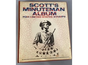Scott Minutemen Album For United States Stamps Less Than 50 Stamps