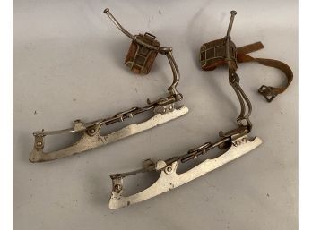 Pair Of Barney And Berry Antique Ice Skates