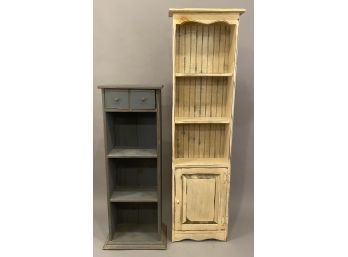 2 Country Style Shelf Units