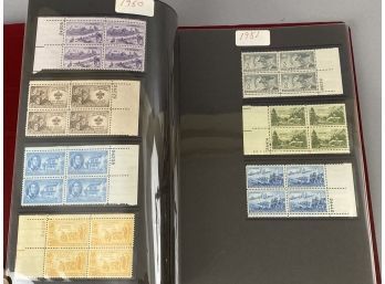 1950-1959 Blocks Of Stamps 208 Stamps One Cent, Two Cent,three Cent, Four Cent Nominations Stamps