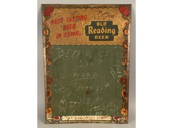 Old Reading Beer Advertising Chalkboard