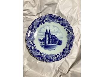 Decorative Plate Delft-Oostpoort By Norelco. JH