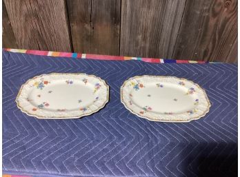 Two Match Serving Dishes. JH