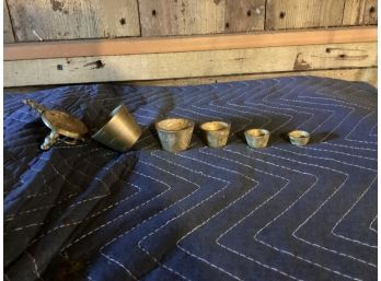 Nesting Brass Cups. JH