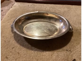Silver Plared Serving Dish. JH