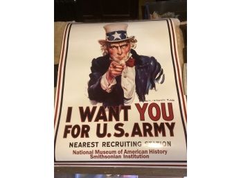 Souvenir Uncle Sam Poster. JH