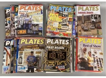 Collection Of License Plates Magazine 35 Pieces