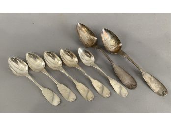 Seven Coin Silver Spoons
