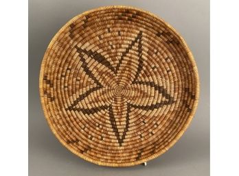 Decorated Basket Tray Possibly Apache
