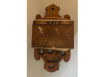 19th Century Carved Wall Pocket