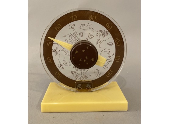 MCM Thermometer W Astrological Figures