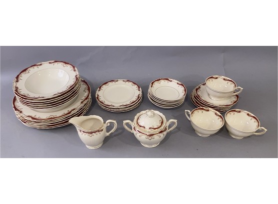 32 Pieces Syracuse China Radcliffe Federal Shape