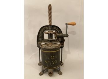 Antique Cast Iron Juicer Enterprise Mfg Co