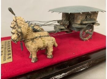 Reproduction Japanese Toy The Bronze Chariot Of Emperor Quinn She Huang's Mausoleum