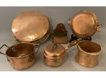 6 Pieces Vintage Copper