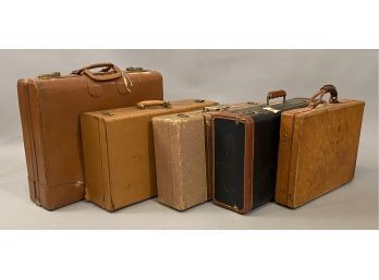 Vintage Cases Incl Two Leather Cases