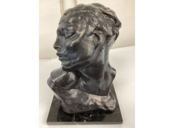 Auguste Rodin Cast Bust, 'Tete De La Luxure' Early Casting. SG