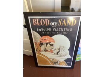Vintage Print Movie Poster  - Blod Och Sand (A)